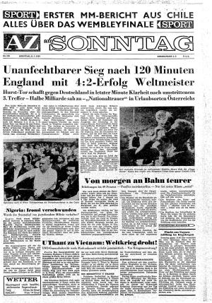 Ausgabe So. 31.07.1966, Seite 1