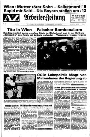 Ausgabe Di. 14.02.1967, Seite 1
