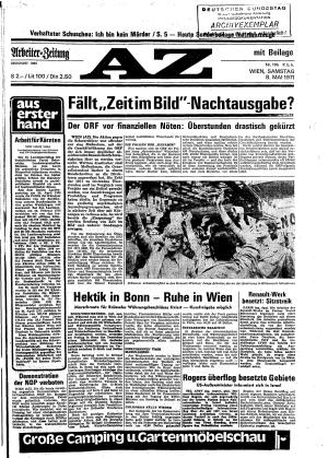 Ausgabe Sa. 08.05.1971, Seite 1