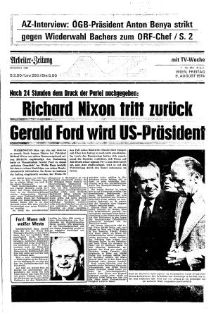 Ausgabe Fr. 09.08.1974, Seite 1