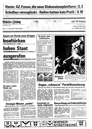 Ausgabe Fr. 14.02.1975, Seite 1