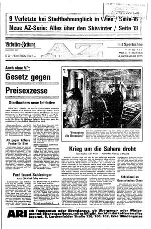 Ausgabe Di. 04.11.1975, Seite 1