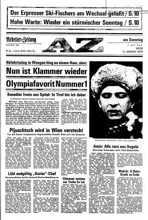 Ausgabe So. 11.01.1976, Seite 1