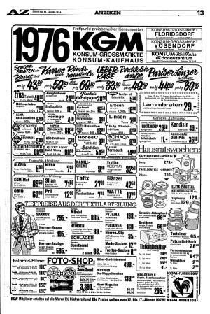 Ausgabe So. 11.01.1976, Seite 13