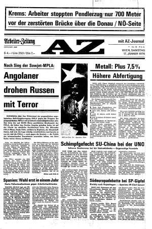 Ausgabe Sa. 17.01.1976, Seite 1