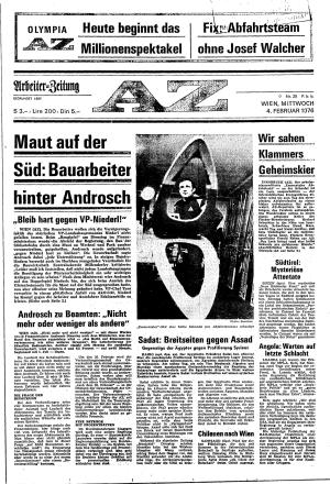 Ausgabe Mi. 04.02.1976, Seite 1