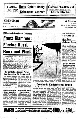 Ausgabe Do. 05.02.1976, Seite 1