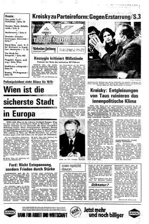 Ausgabe Mi. 03.03.1976, Seite 1