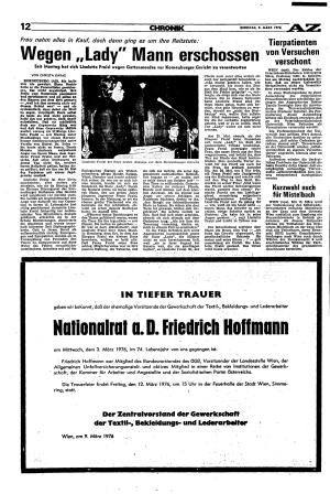Ausgabe Di. 09.03.1976, Seite 12