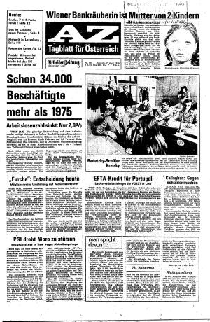 Ausgabe Mi. 07.04.1976, Seite 1
