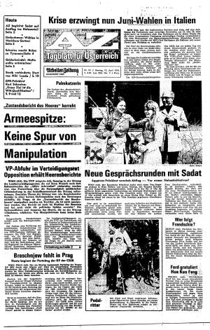 Ausgabe Mo. 12.04.1976, Seite 1