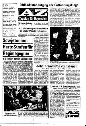 Ausgabe Fr. 16.04.1976, Seite 1