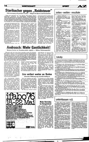 Ausgabe Di. 04.05.1976, Seite 14