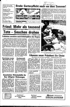 Ausgabe So. 09.05.1976, Seite 1
