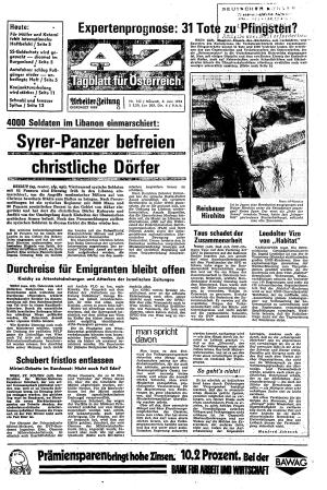 Ausgabe Mi. 02.06.1976, Seite 1