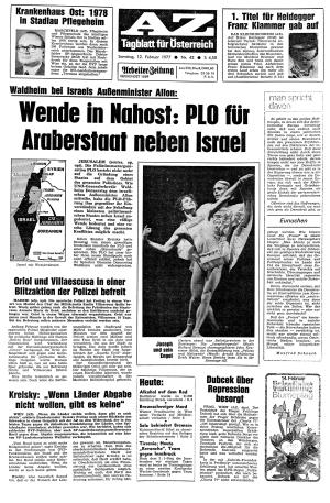 Ausgabe Sa. 12.02.1977, Seite 1