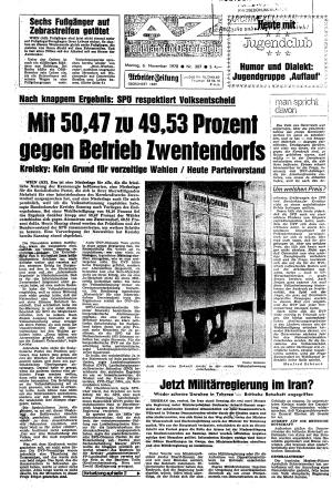 Ausgabe Mo. 06.11.1978, Seite 1