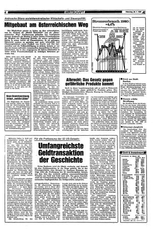Ausgabe Di. 20.01.1981, Seite 6