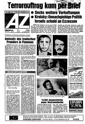 Ausgabe Mo. 31.08.1981, Seite 1