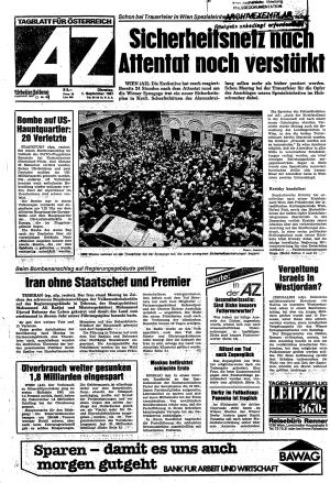 Ausgabe Di. 01.09.1981, Seite 1