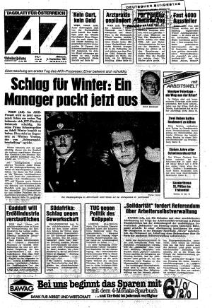 Ausgabe Mi. 09.09.1981, Seite 1