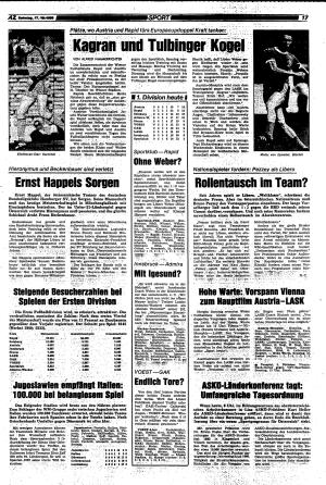 Ausgabe Sa. 17.10.1981, Seite 17