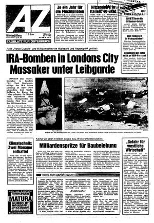 Ausgabe Mi. 21.07.1982, Seite 1