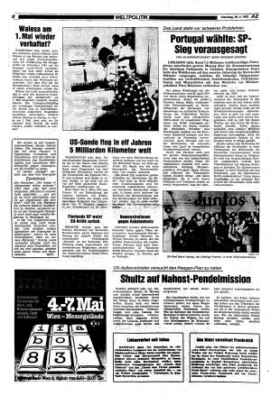 Ausgabe Di. 26.04.1983, Seite 8