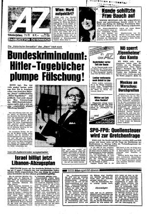 Ausgabe Sa. 07.05.1983, Seite 1