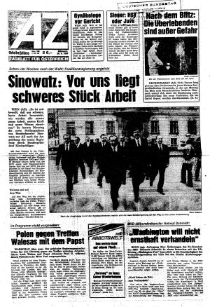 Ausgabe Mi. 25.05.1983, Seite 1