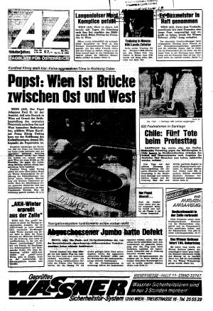 Ausgabe Sa. 10.09.1983, Seite 1