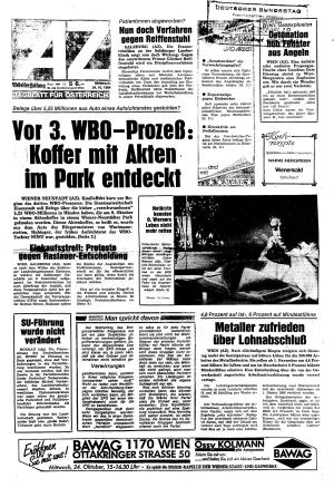 Ausgabe Mi. 24.10.1984, Seite 1