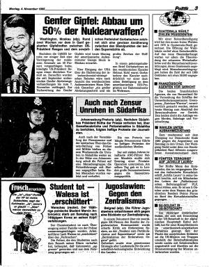 Ausgabe Mo. 04.11.1985, Seite 3
