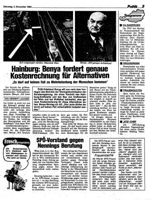 Ausgabe Di. 05.11.1985, Seite 3