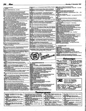 Ausgabe Di. 05.11.1985, Seite 20