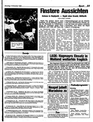 Ausgabe Di. 05.11.1985, Seite 23
