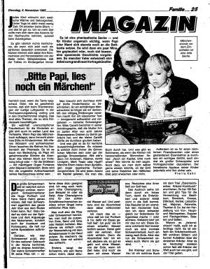 Ausgabe Di. 05.11.1985, Seite 25