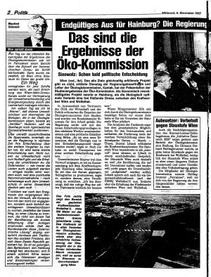 Ausgabe Mi. 06.11.1985, Seite 2