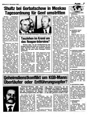 Ausgabe Mi. 06.11.1985, Seite 7