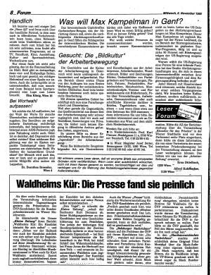 Ausgabe Mi. 06.11.1985, Seite 8