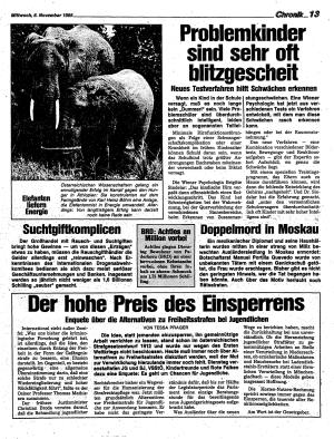 Ausgabe Mi. 06.11.1985, Seite 13
