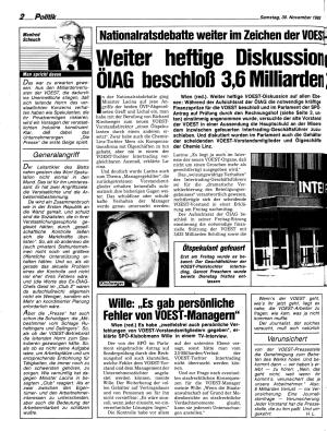 Ausgabe Sa. 30.11.1985, Seite 2