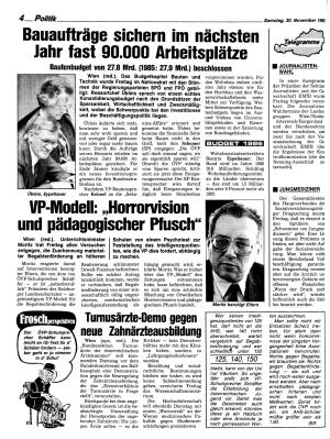 Ausgabe Sa. 30.11.1985, Seite 4