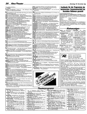 Ausgabe Sa. 30.11.1985, Seite 20