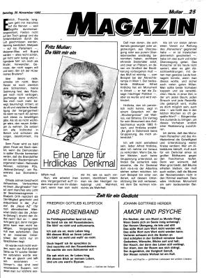 Ausgabe Sa. 30.11.1985, Seite 25