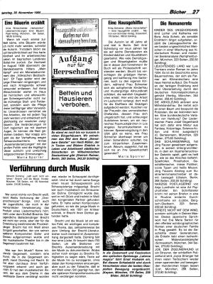 Ausgabe Sa. 30.11.1985, Seite 27