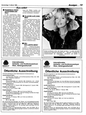 Ausgabe Do. 09.01.1986, Seite 19