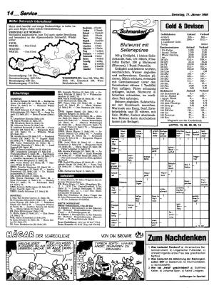 Ausgabe Sa. 11.01.1986, Seite 14