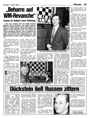 Ausgabe Sa. 11.01.1986, Seite 15