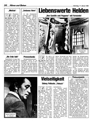 Ausgabe Sa. 11.01.1986, Seite 30